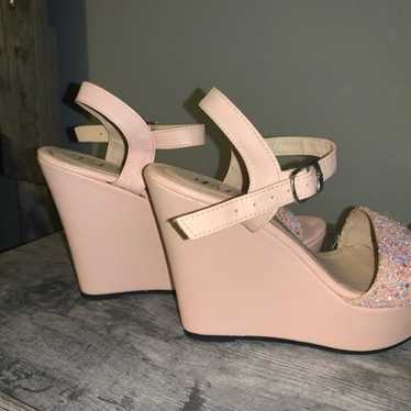 Soft Pink Platform Heel