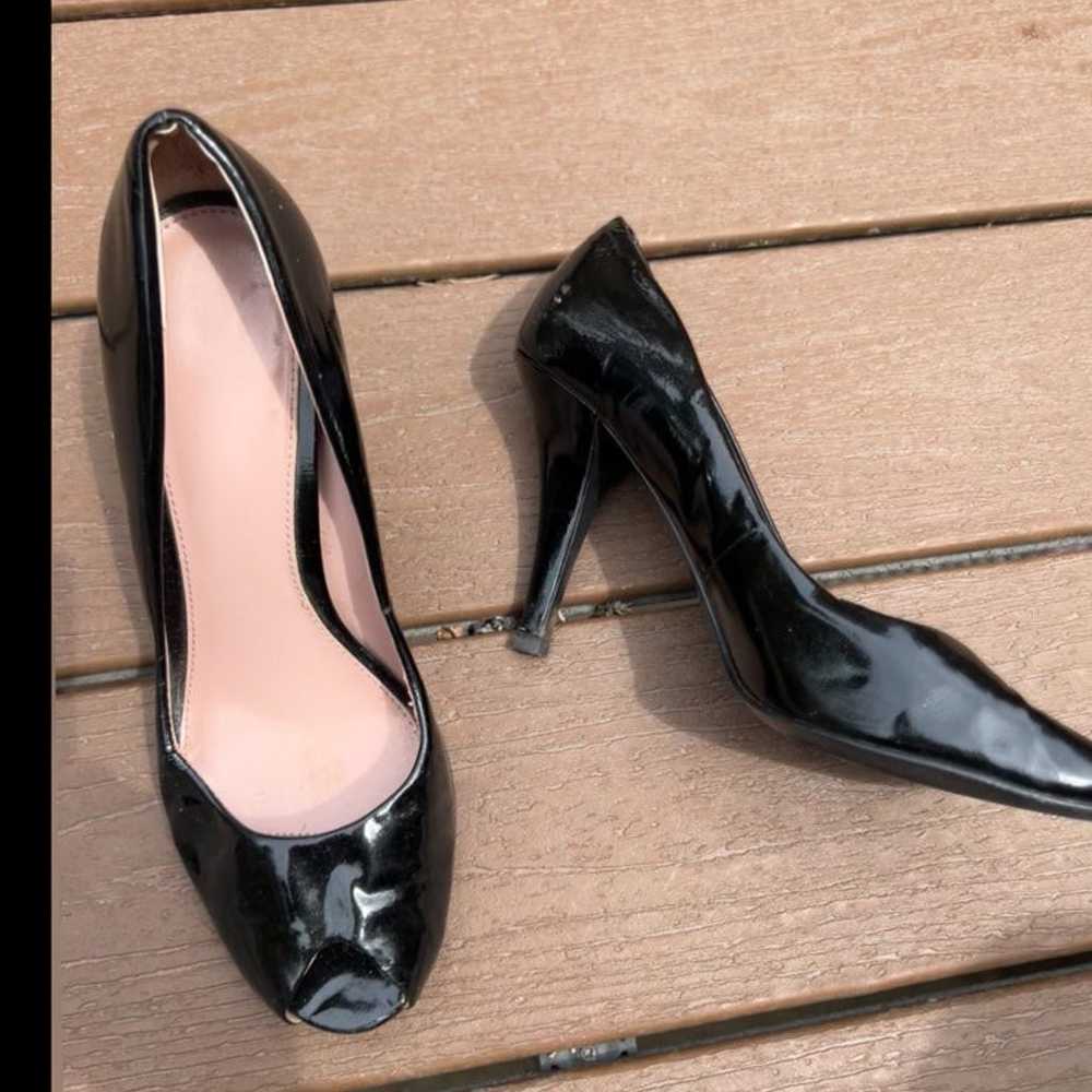 Vintage Calvin Klein Patent Leather Heels - image 2