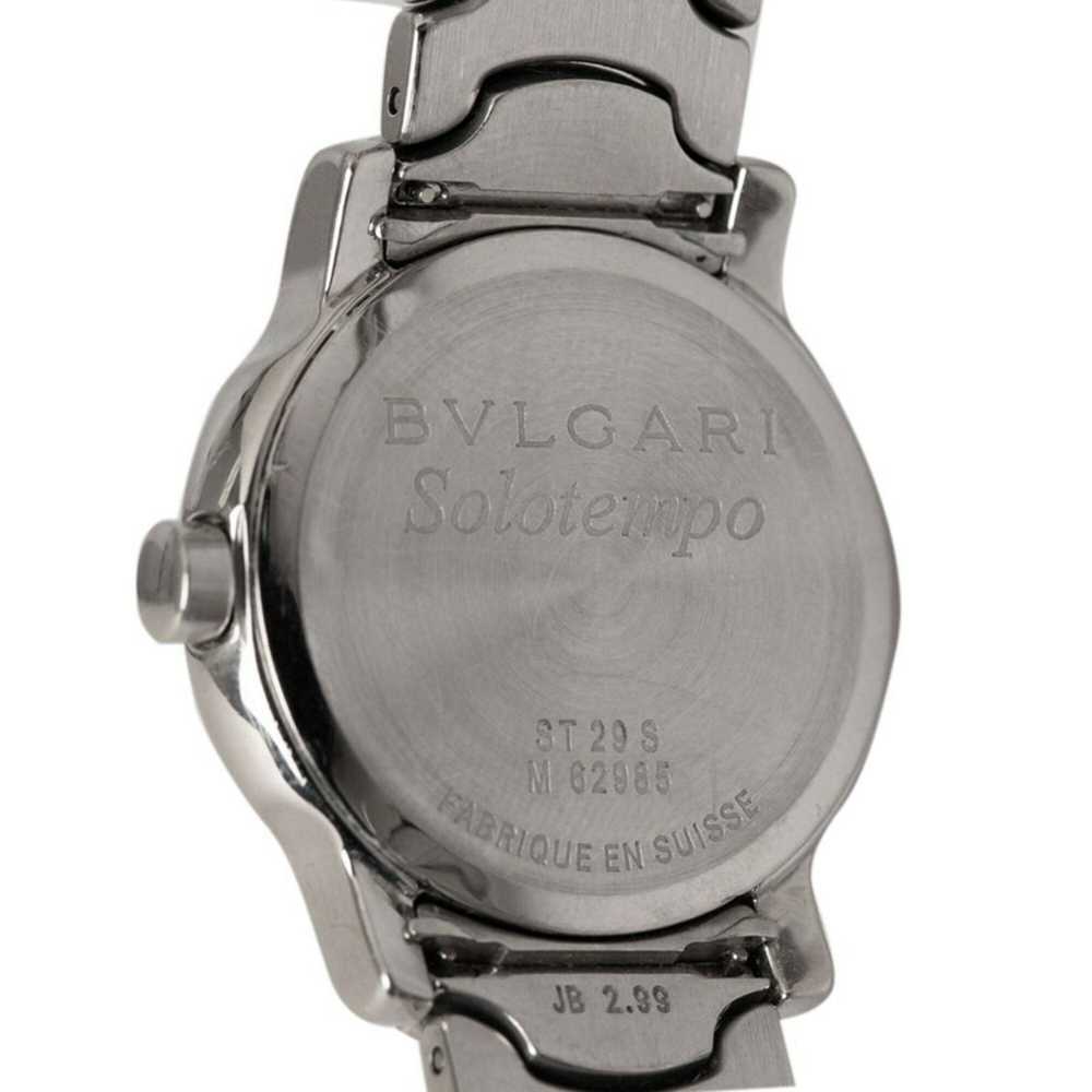Bvlgari BVLGARI Solo Tempo Watch ST29S Quartz Bla… - image 5