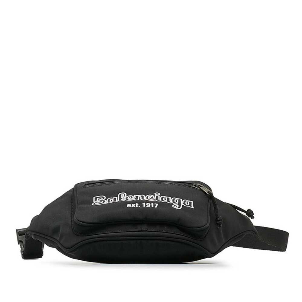 Balenciaga BALENCIAGA body bag waist 482389 black… - image 4