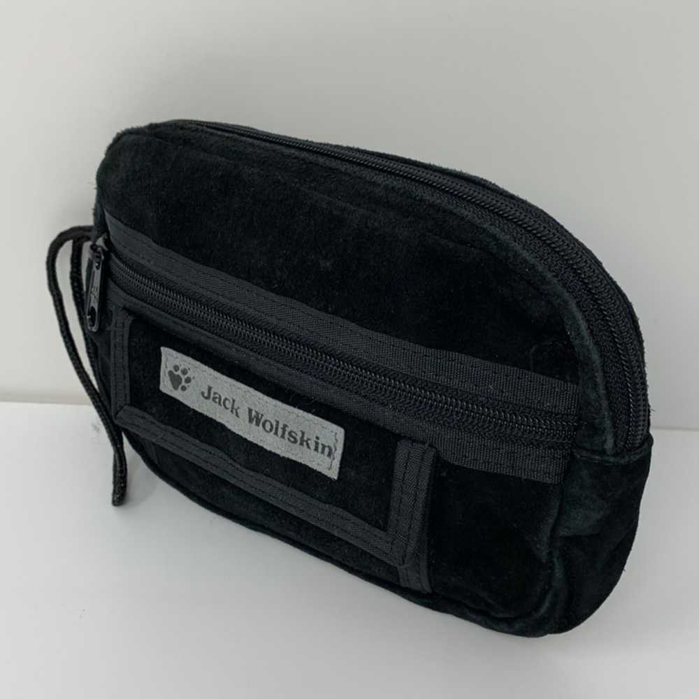 Vintage: Jack Wolfskin Black Suede Belt Bag (Est … - image 11