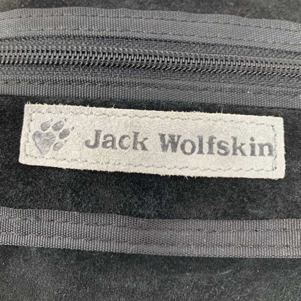 Vintage: Jack Wolfskin Black Suede Belt Bag (Est … - image 3