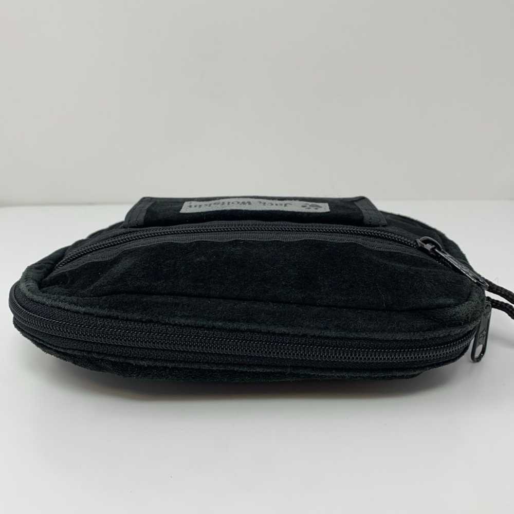 Vintage: Jack Wolfskin Black Suede Belt Bag (Est … - image 4