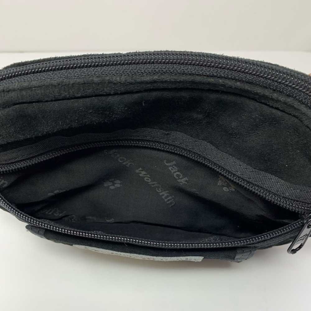 Vintage: Jack Wolfskin Black Suede Belt Bag (Est … - image 8