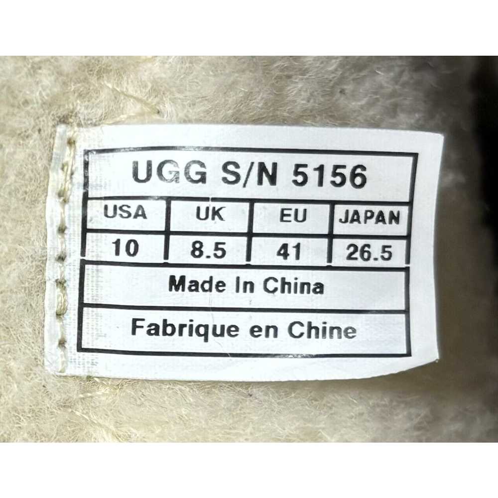 Ugg UGG 5156 Matte Black Leather Mid Calf Shearli… - image 8