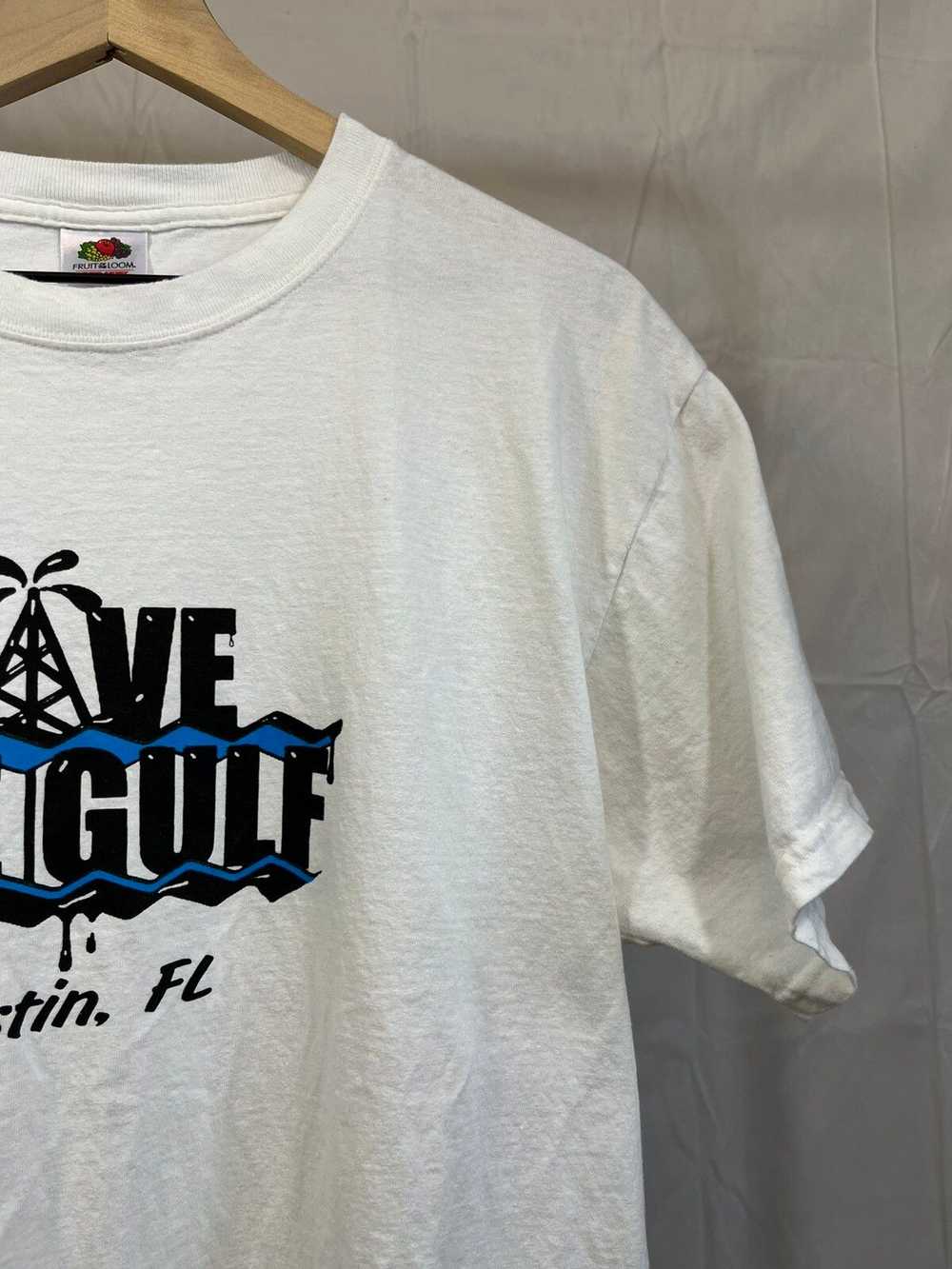 Vintage Vintage SAVE THE GULF Oil Rig Tee - image 2