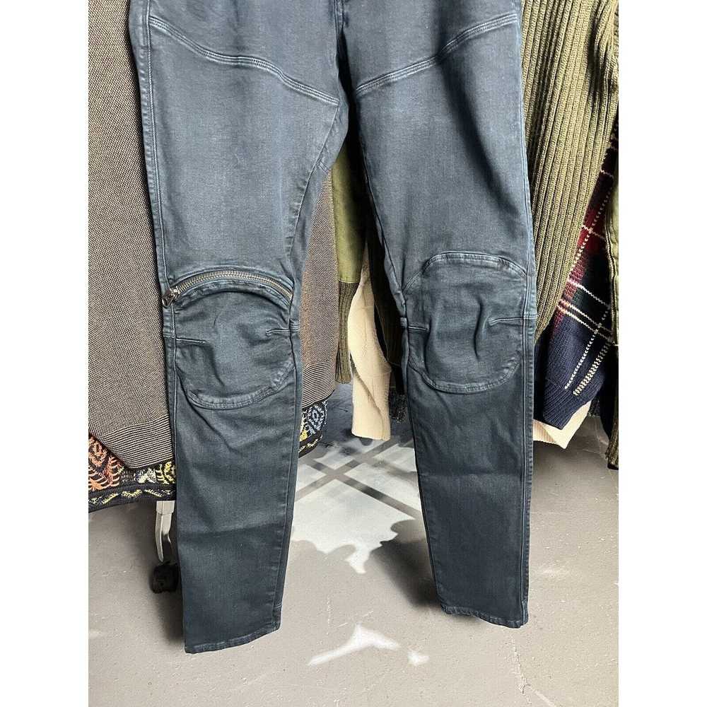 G Star Raw VTG Y2K G-Raw 5620 3D Zip Knee Skinny … - image 2