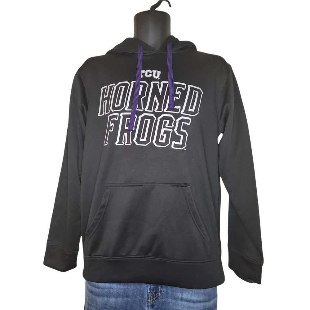 Ncaa NCAA Champion Hoodie Men Sz S TCU Horned Fro… - image 1