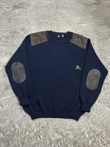 Burberry × Vintage Burberrys sweater big logo vin… - image 1