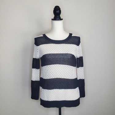 Other Jamison Striped Split Back Sweater XS - image 1