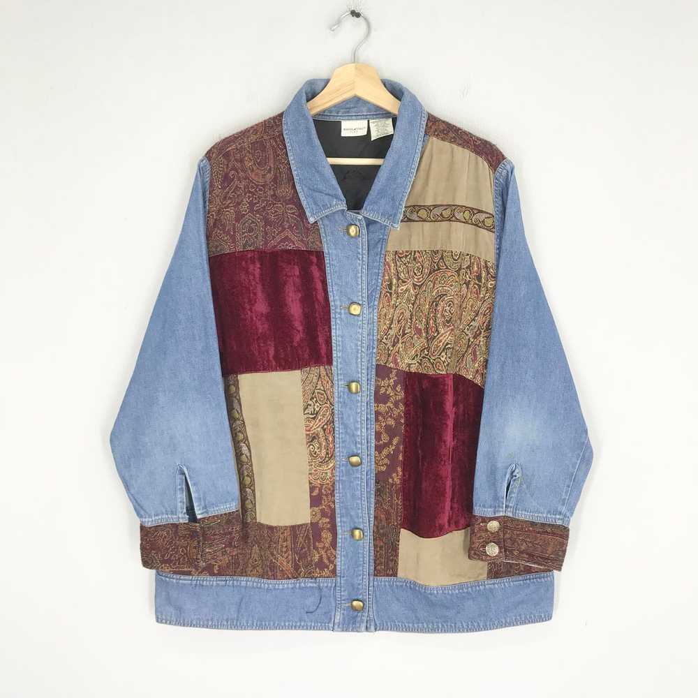 Avant Garde × Denim Jacket × Vintage Vintage 90's… - image 1