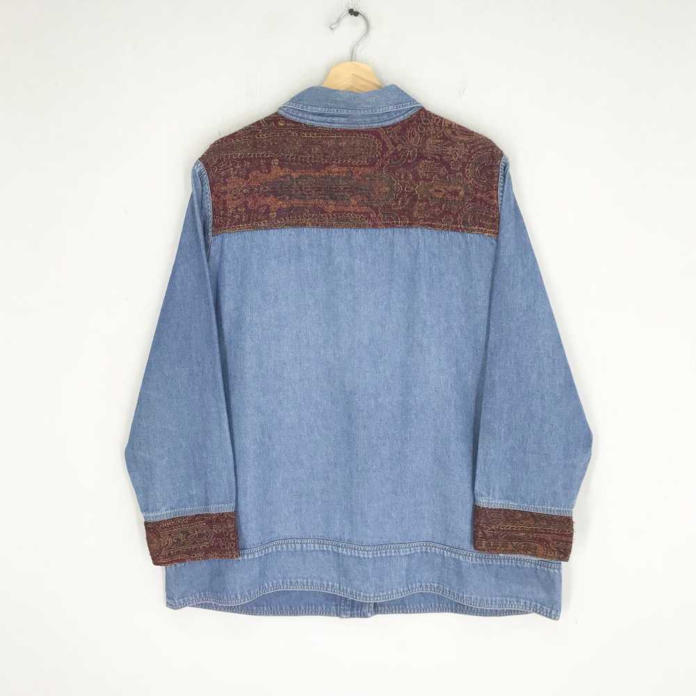 Avant Garde × Denim Jacket × Vintage Vintage 90's… - image 2