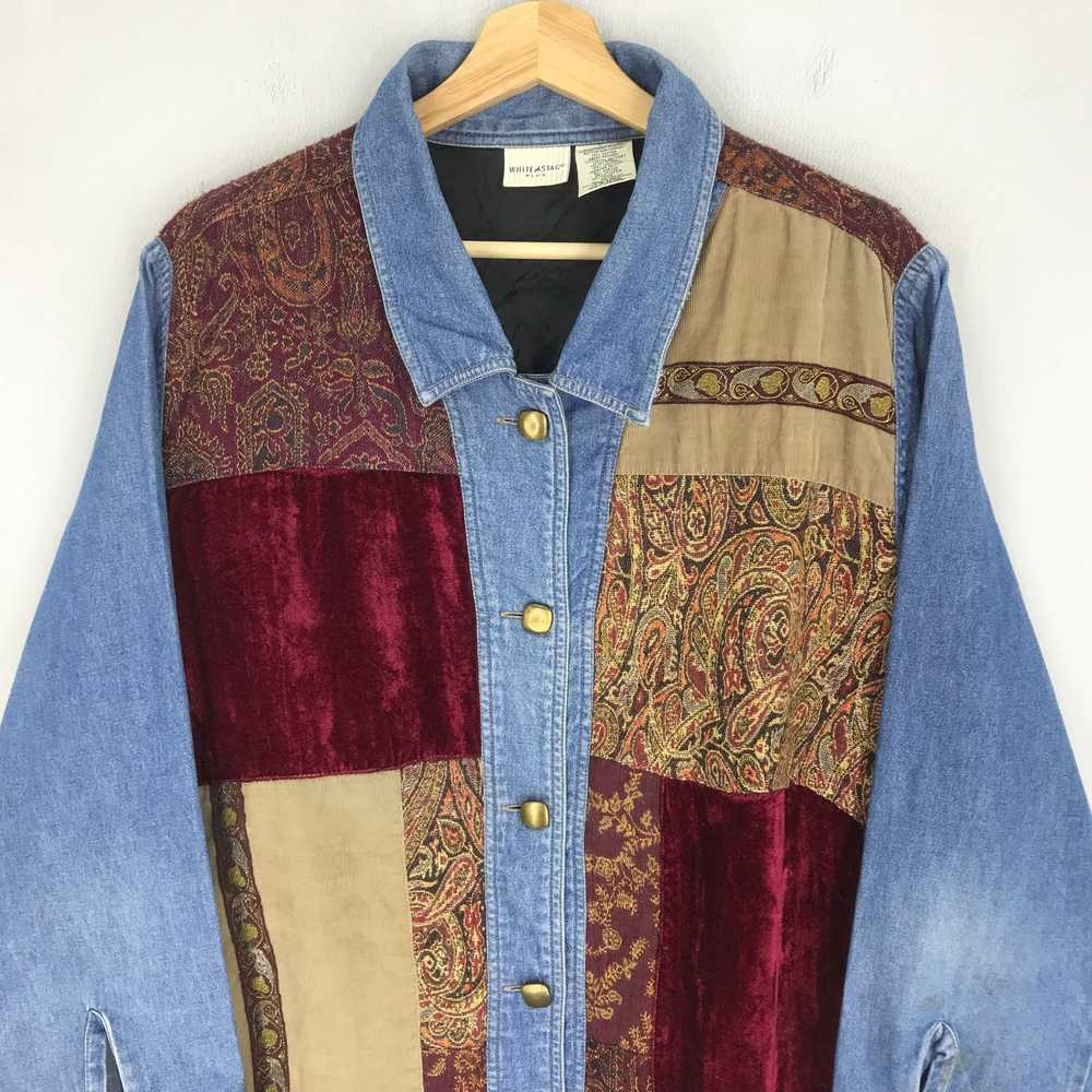 Avant Garde × Denim Jacket × Vintage Vintage 90's… - image 3