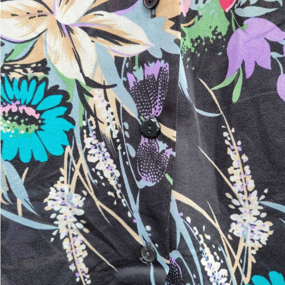 Vintage Teddi California Vintage Sheer Tropical L… - image 6