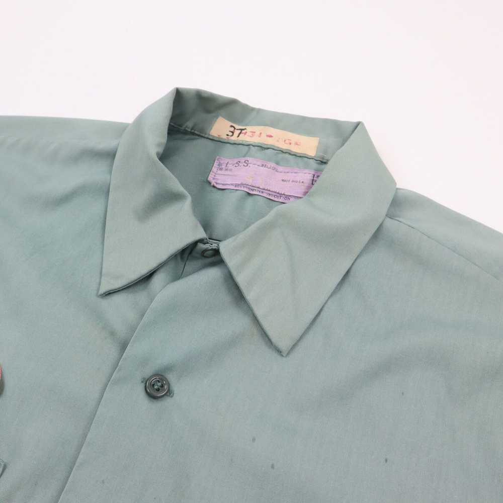 Vintage Vintage 70s 80s SS Button Up Uniform Work… - image 4