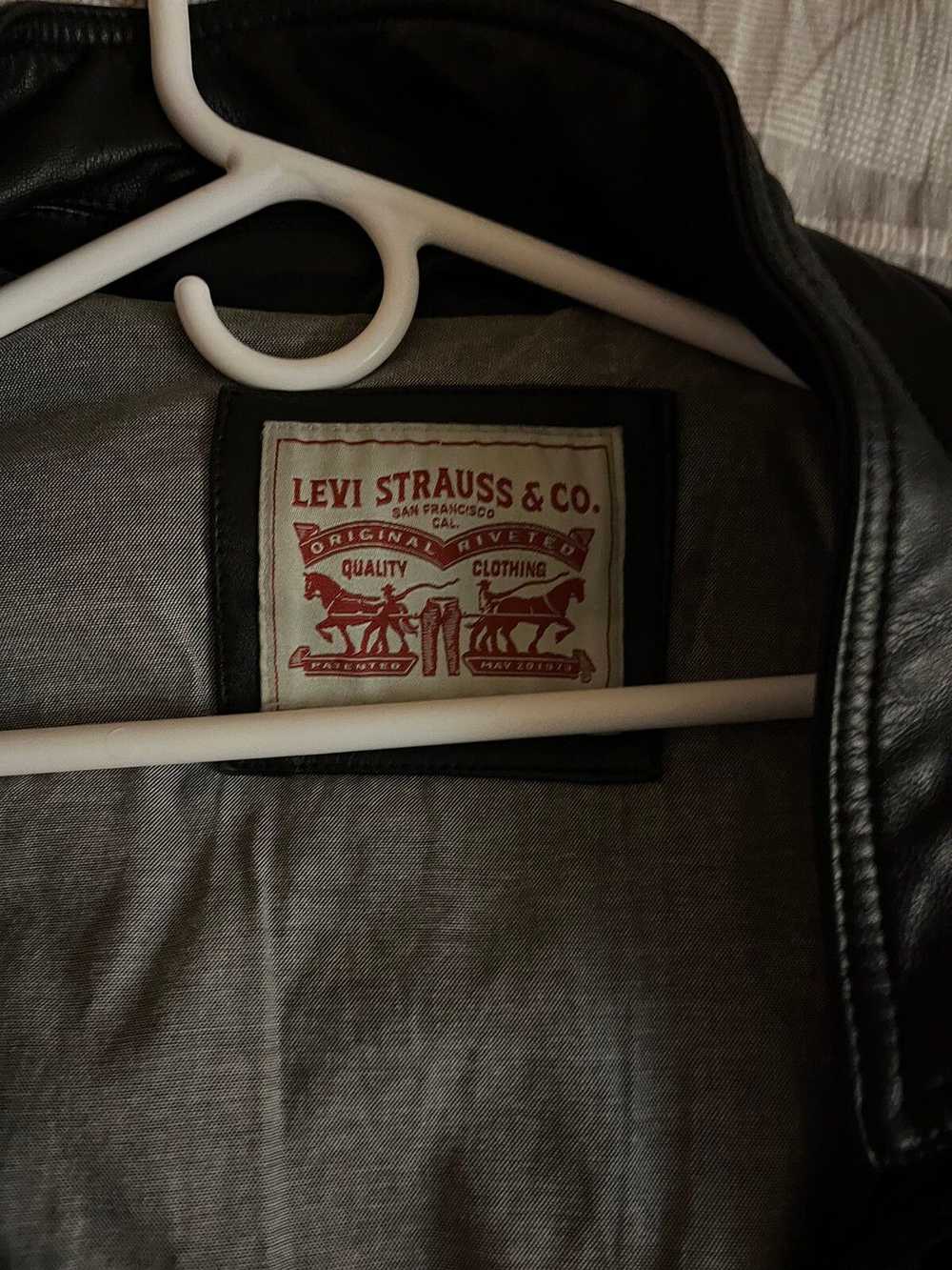 Levi's Vintage Clothing Levi Heavy Leather Jacket - image 3