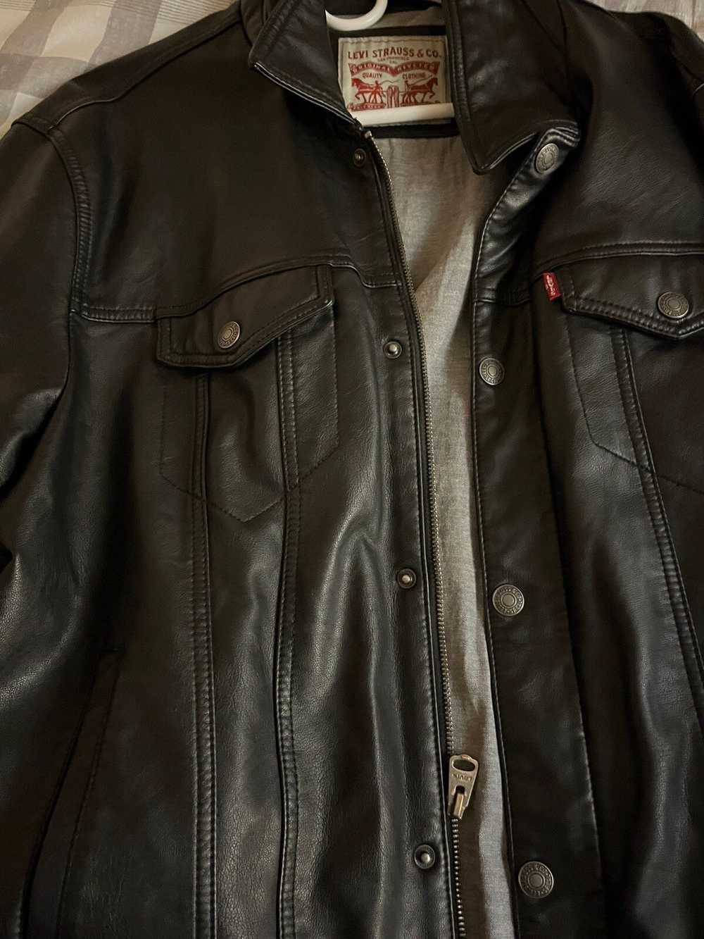Levi's Vintage Clothing Levi Heavy Leather Jacket - image 4