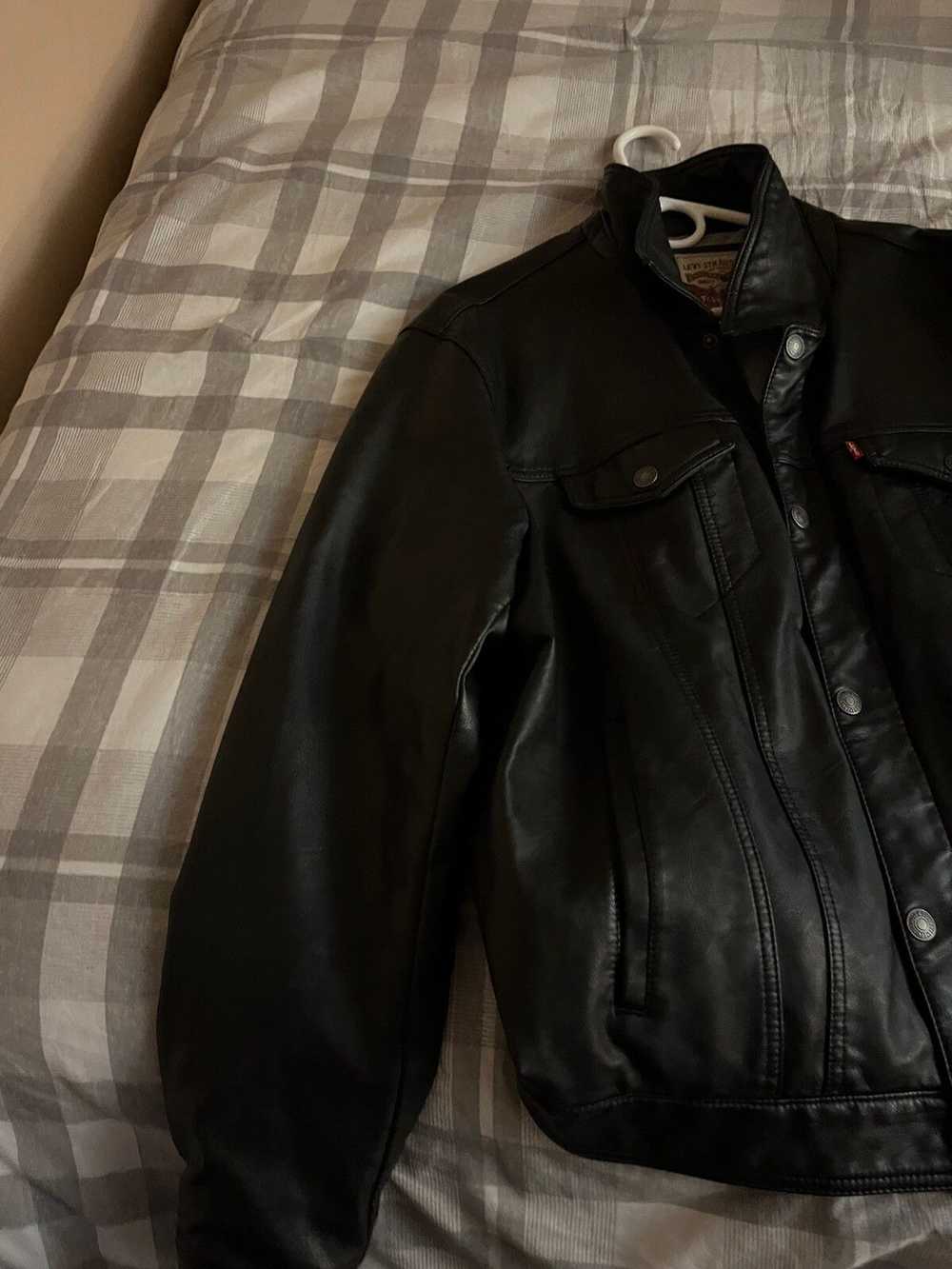 Levi's Vintage Clothing Levi Heavy Leather Jacket - image 5