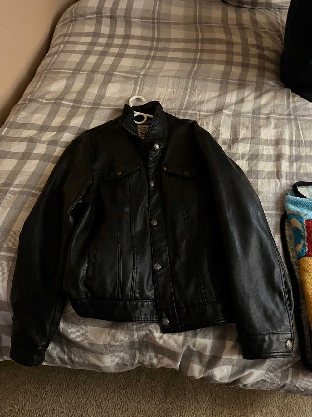 Levi's Vintage Clothing Levi Heavy Leather Jacket - image 6