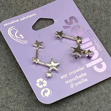 Claires Ear Crawler Earrings New As Is Silver Star