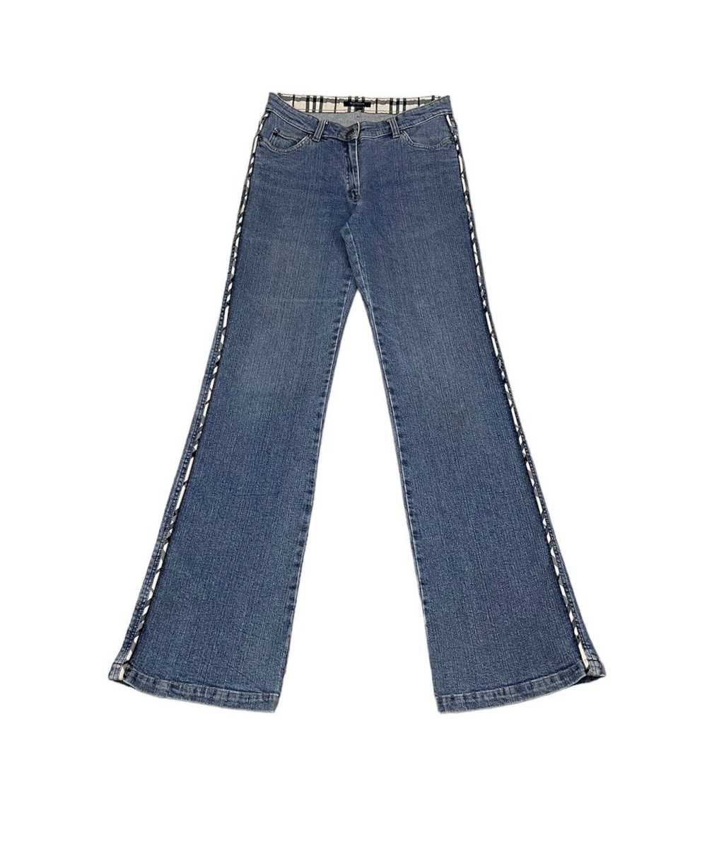 Burberry Vintage Burberry Flare Jeans Novacheck - image 1