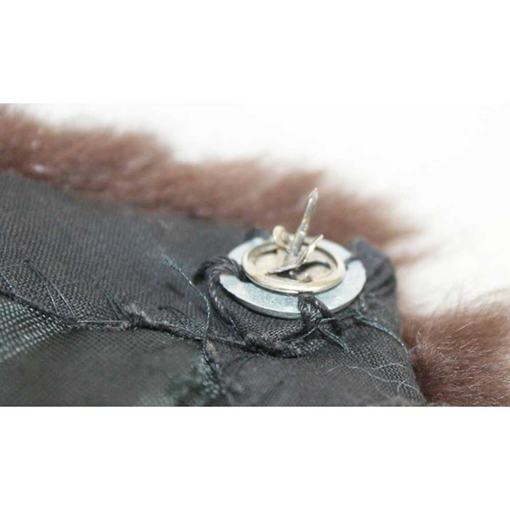 Vtg Mid Century 50s 60s Real Fur Stole Collar Det… - image 11