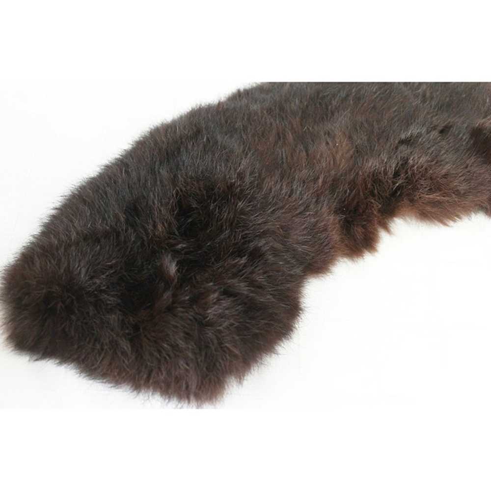 Vtg Mid Century 50s 60s Real Fur Stole Collar Det… - image 2