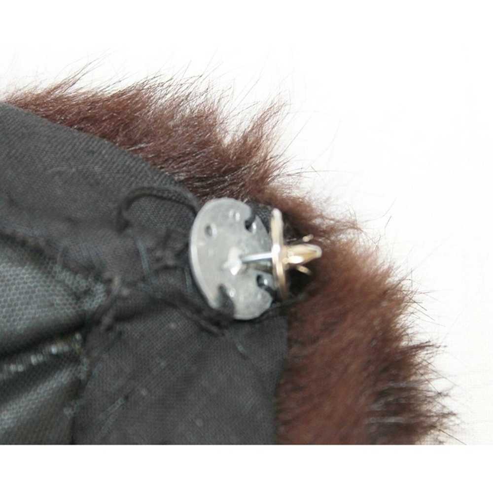 Vtg Mid Century 50s 60s Real Fur Stole Collar Det… - image 8