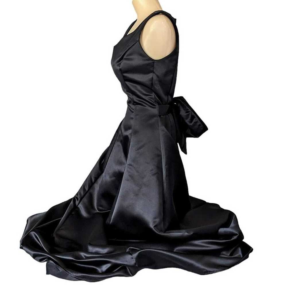 Vintage Ballgown Sleeveless Black Evening Prom Pa… - image 5