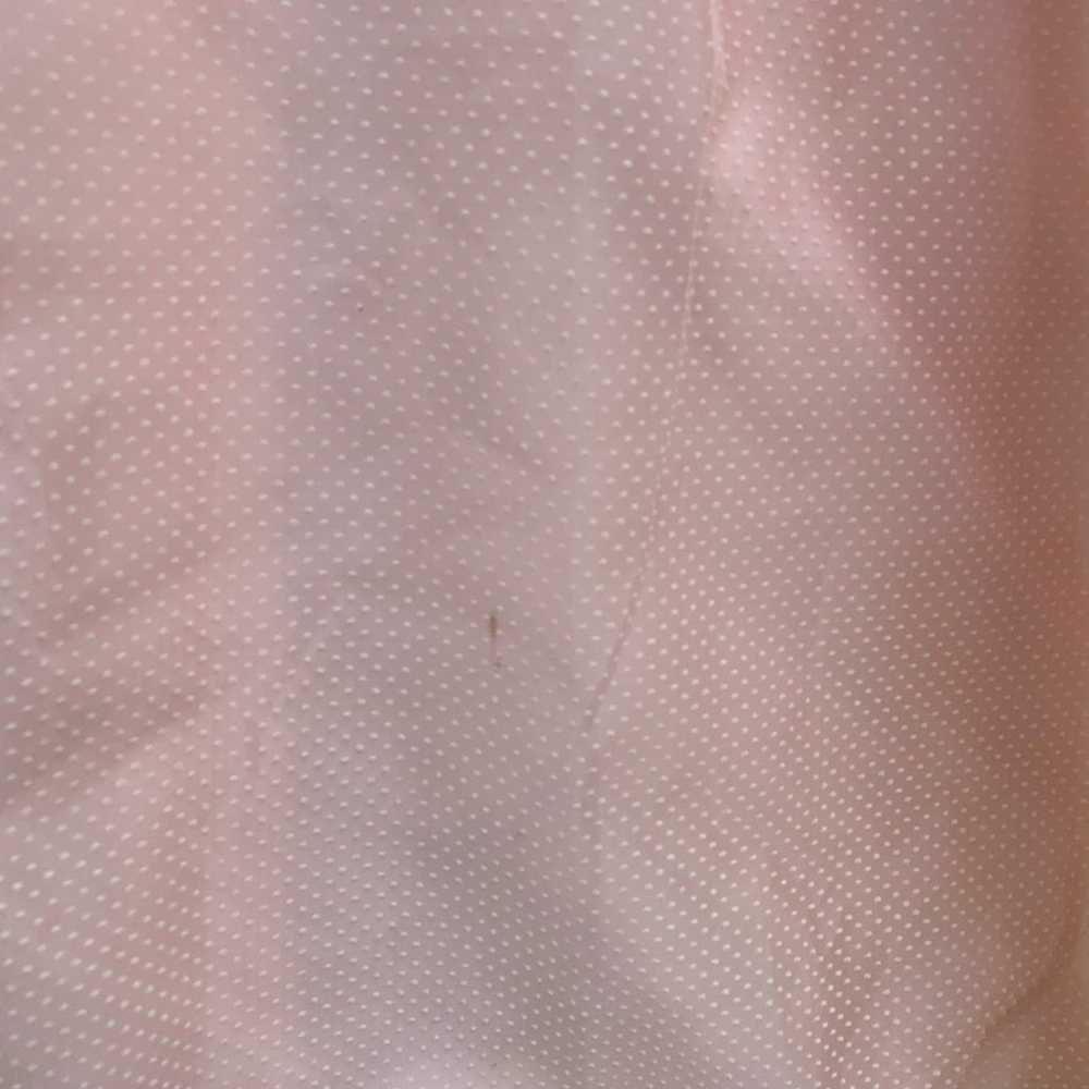 Vintage Lorrie Deb pastel pink Swiss dot dress - image 6