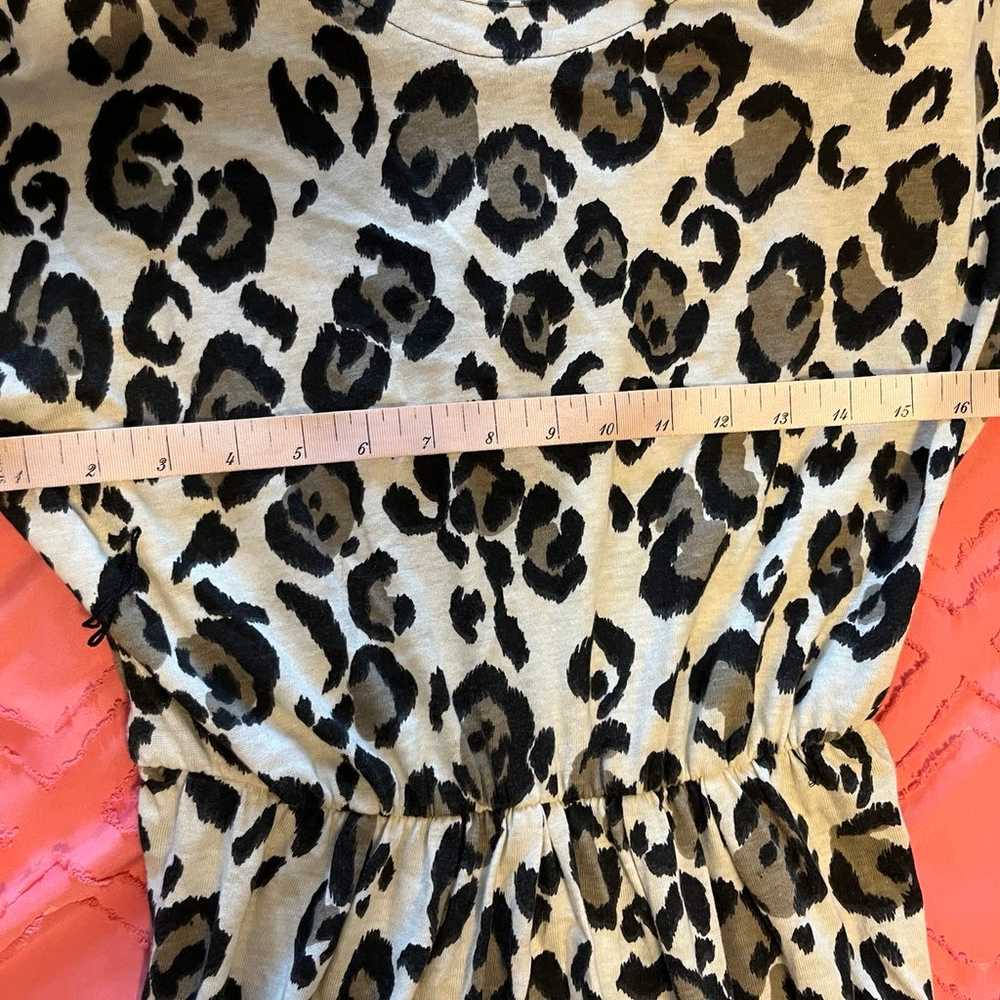 Cute Vintage 80s Leopard Print Dress - image 7