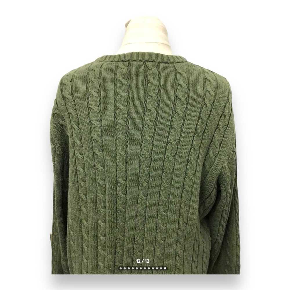 Chaps Vintage Mens Long Sleeve Crew Neck Cable-kn… - image 4