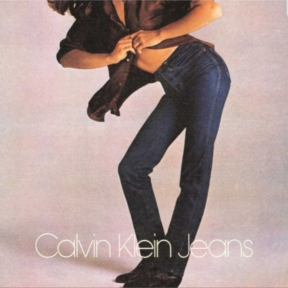 Vintage Calvin Klein Jeans Dark Blue Denim Y2K Br… - image 2