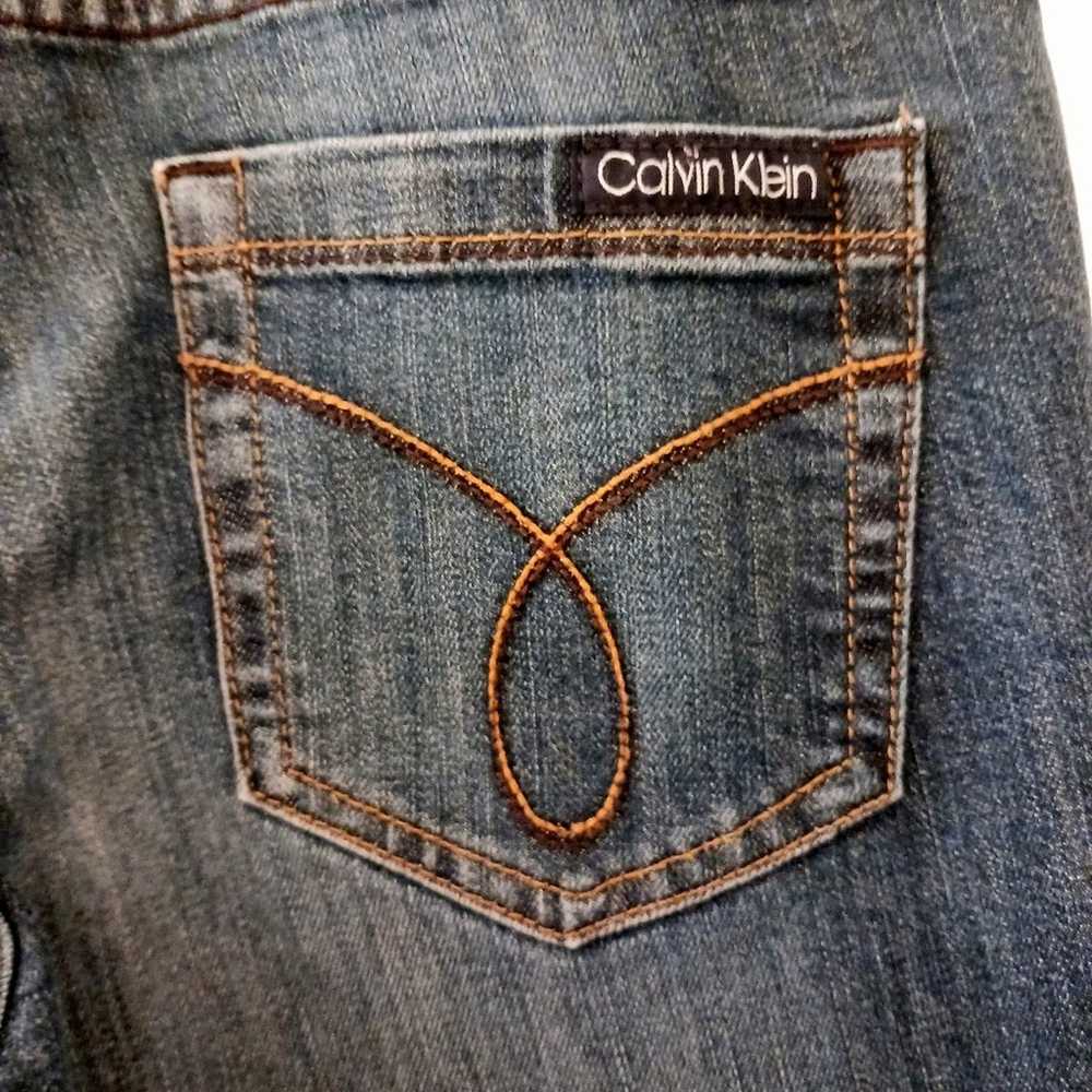 Vintage Calvin Klein Jeans Dark Blue Denim Y2K Br… - image 4