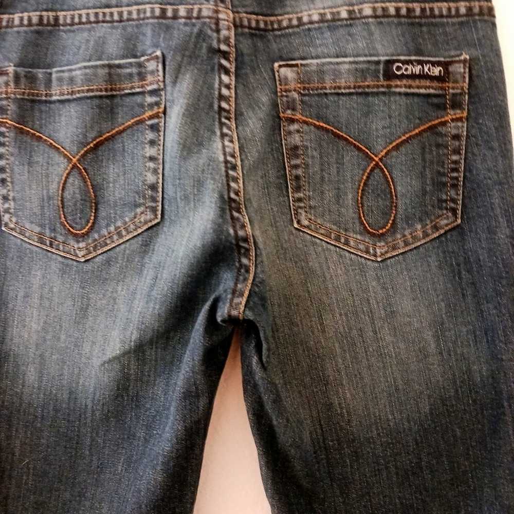 Vintage Calvin Klein Jeans Dark Blue Denim Y2K Br… - image 9