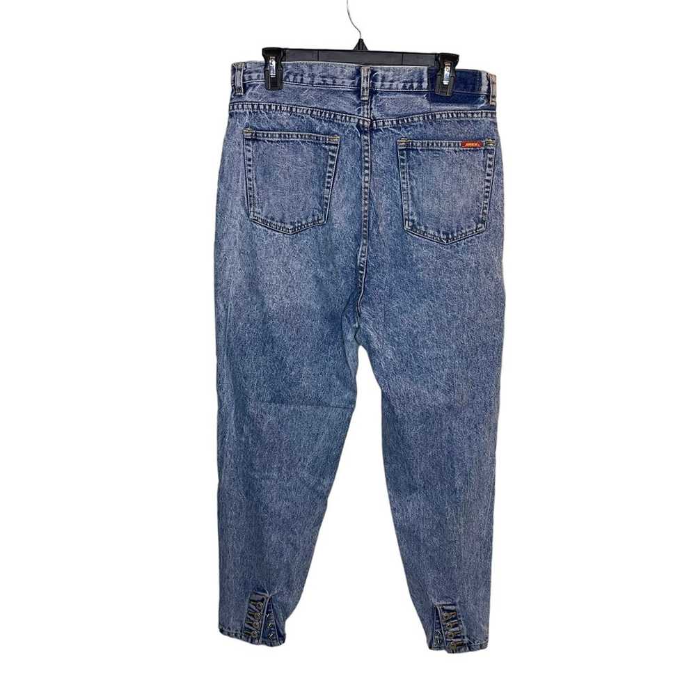 Jordache Mom Jeans Women’s 32x28 Blue High Rise D… - image 2