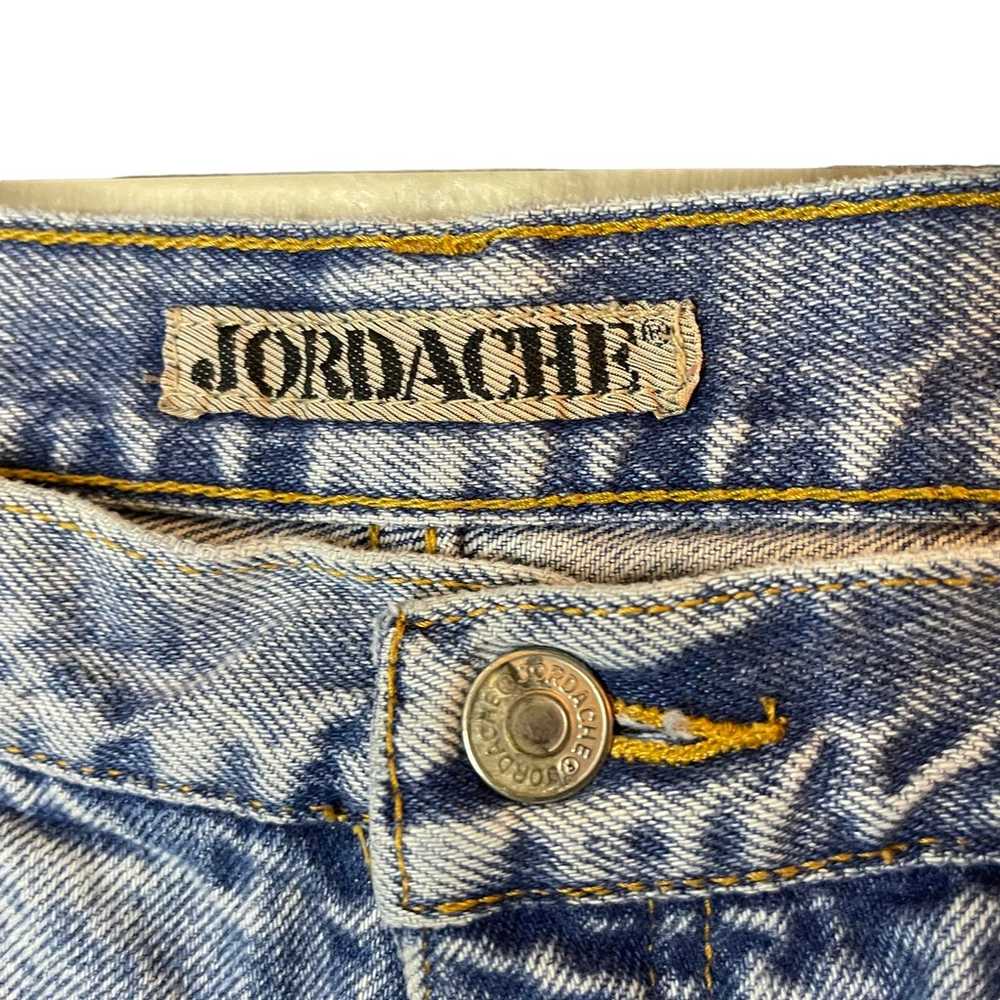 Jordache Mom Jeans Women’s 32x28 Blue High Rise D… - image 4