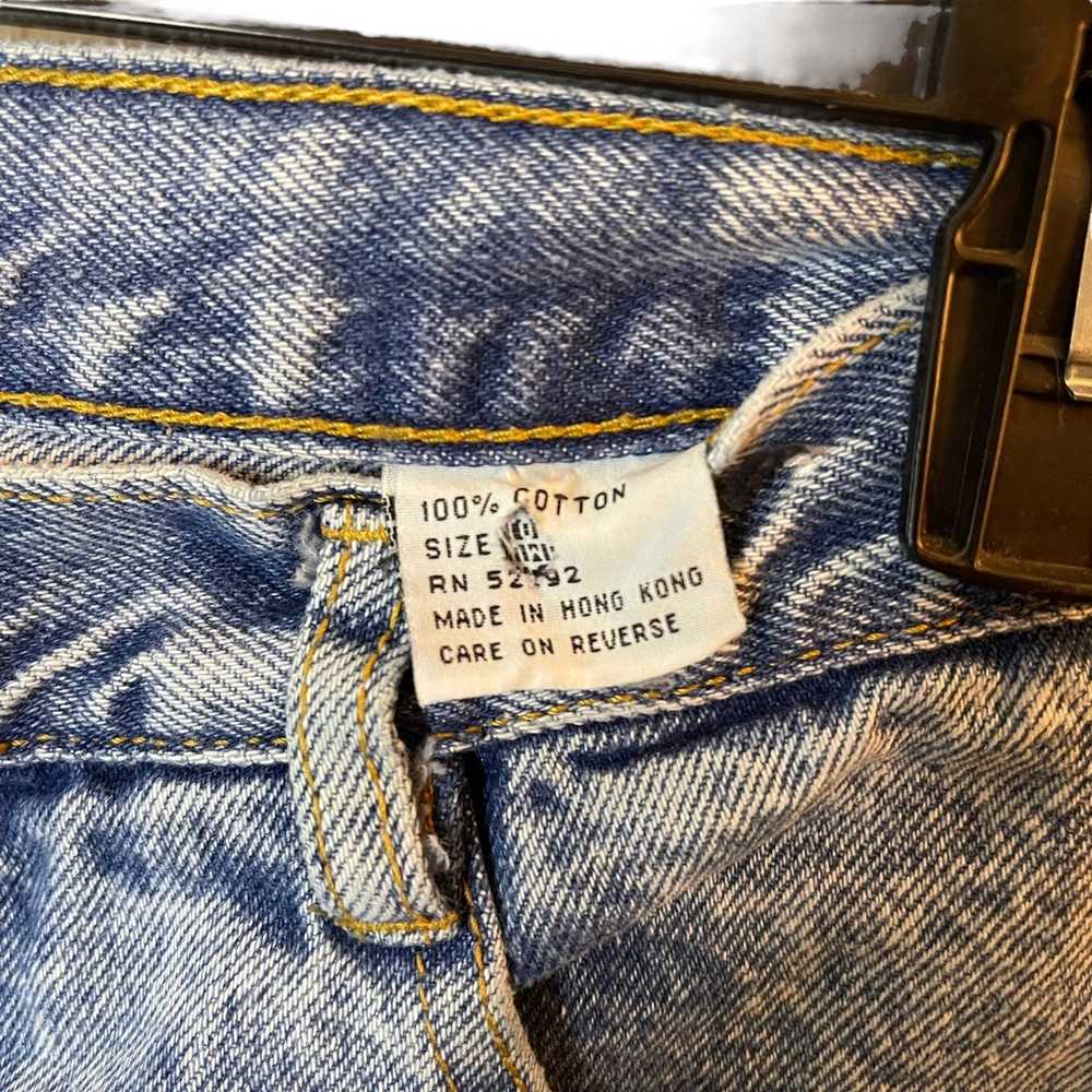 Jordache Mom Jeans Women’s 32x28 Blue High Rise D… - image 6