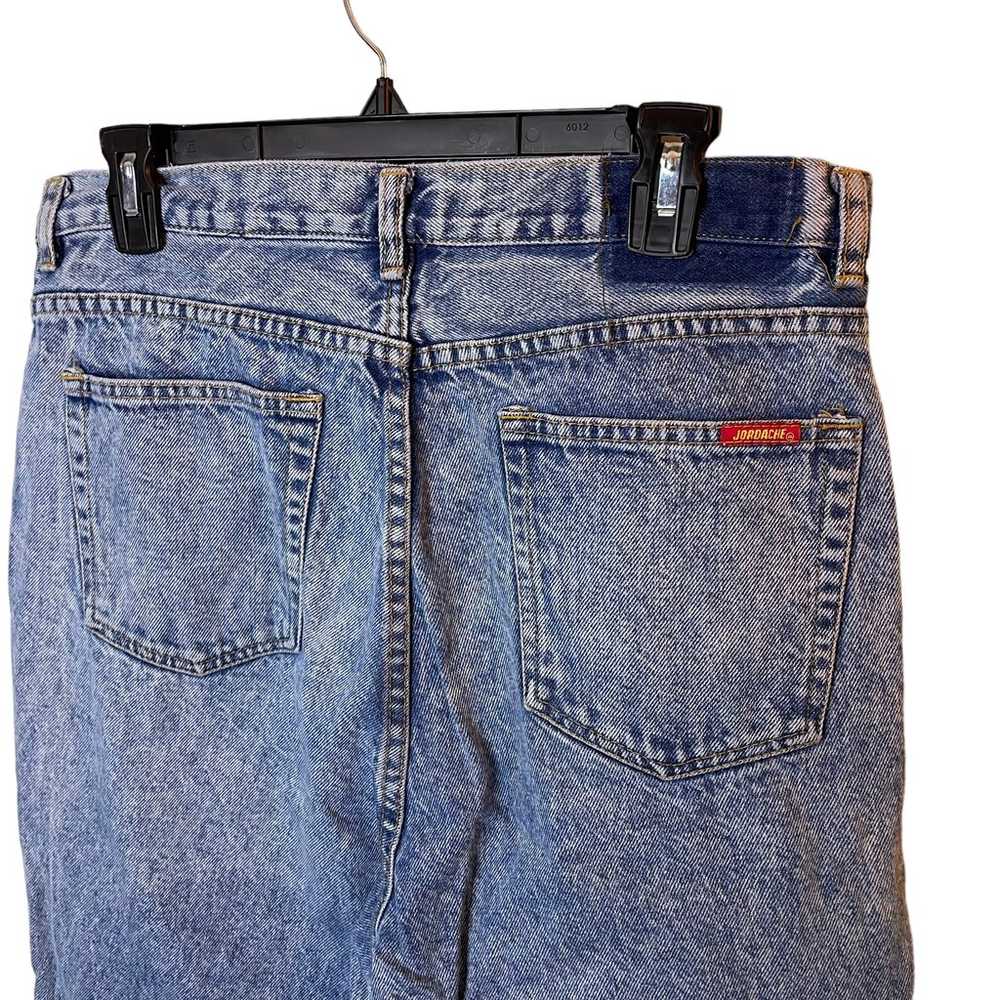 Jordache Mom Jeans Women’s 32x28 Blue High Rise D… - image 7