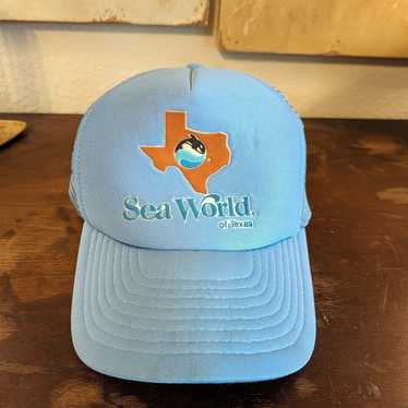Vintage Sea World of Texas Snapback Hat - image 1