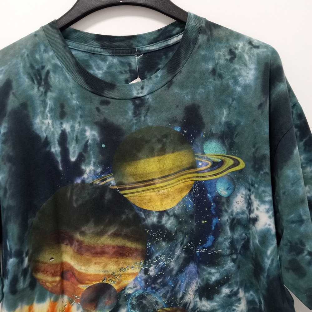 Vintage 90s Solar System Galaxy Tye Dye Tshirt Sz… - image 2