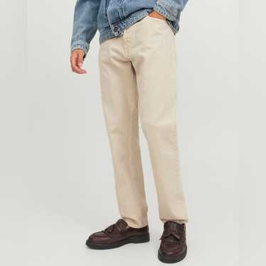 Vintage Thomas Burberry Mid Rise Khaki Denim Jeans - image 1