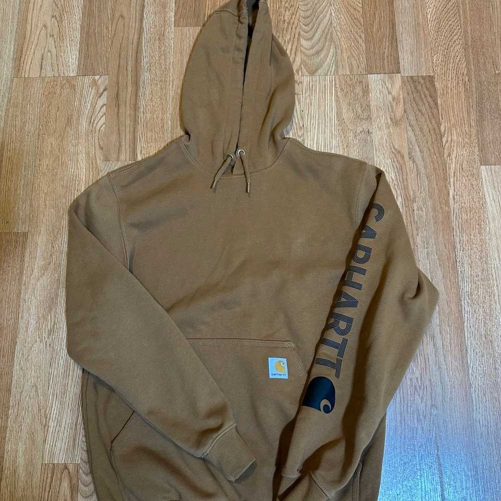 Carhartt Hoodie Brown - image 1