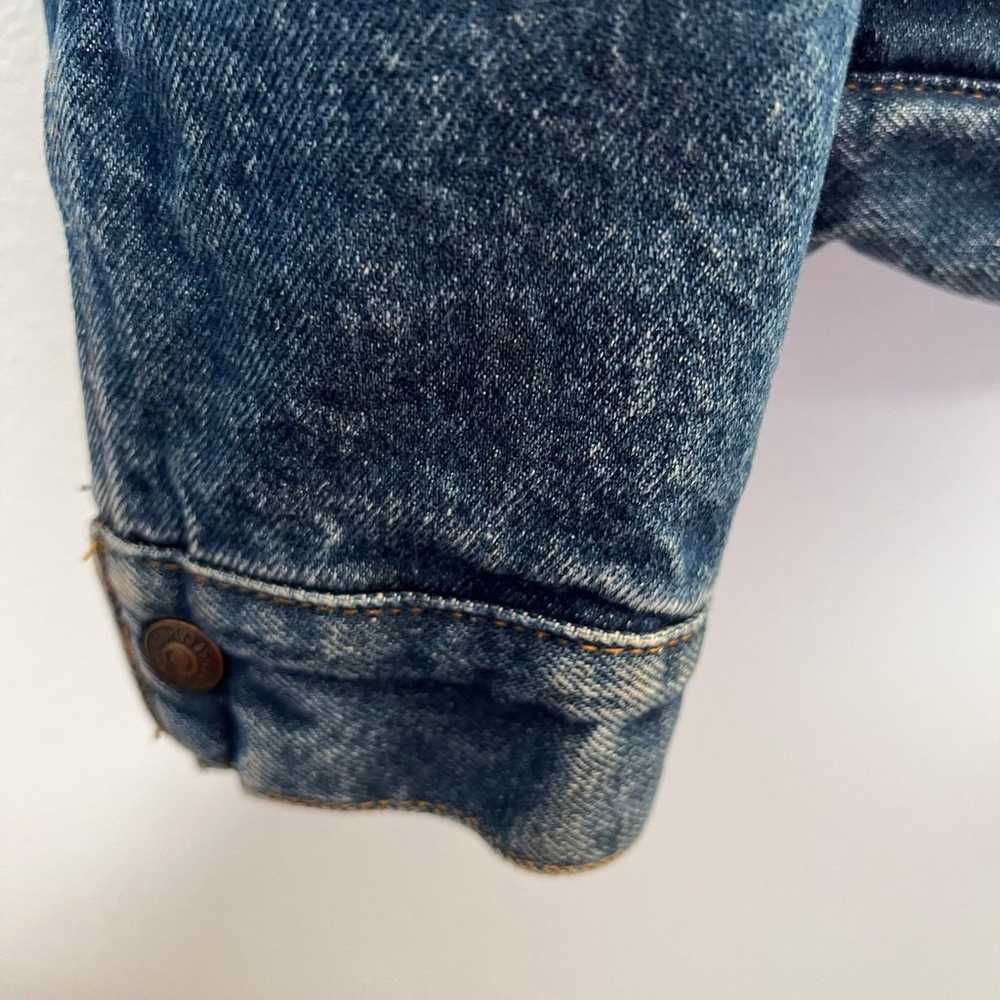 Vintage Levi’s San Francisco Sherpa Lined Blue Je… - image 11