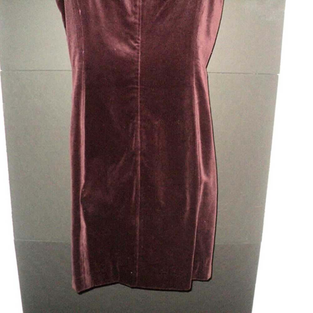 Gap Dress Women's Size 12 Brown Cotton Velvet Sle… - image 5