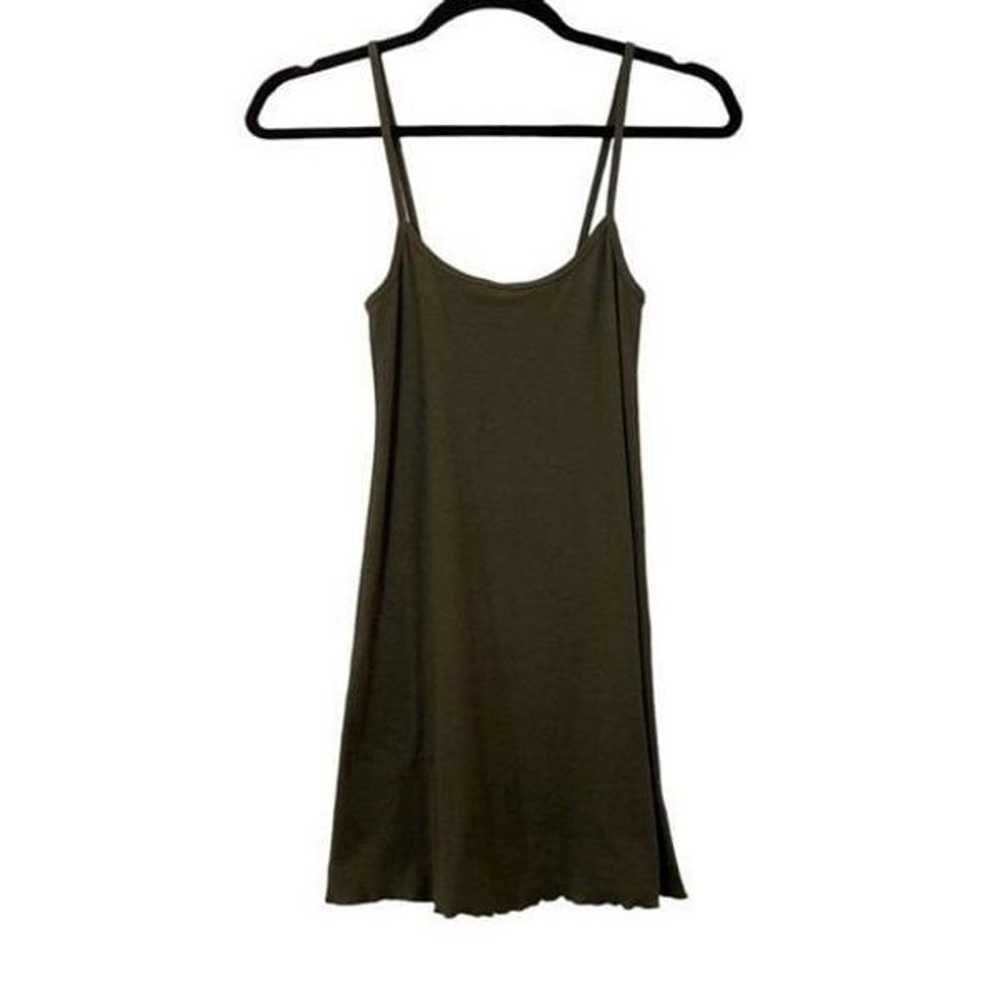 Abound Womens Size Medium Olive Scoop Neck Spaghe… - image 1