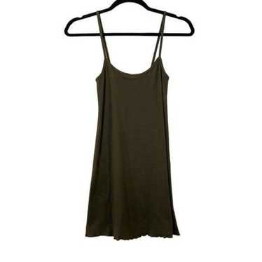 Abound Womens Size Medium Olive Scoop Neck Spaghe… - image 1