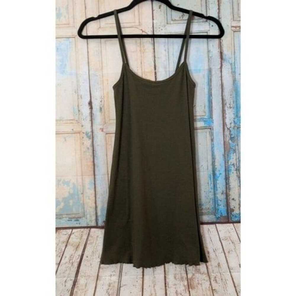 Abound Womens Size Medium Olive Scoop Neck Spaghe… - image 2