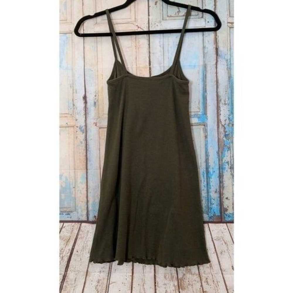 Abound Womens Size Medium Olive Scoop Neck Spaghe… - image 3