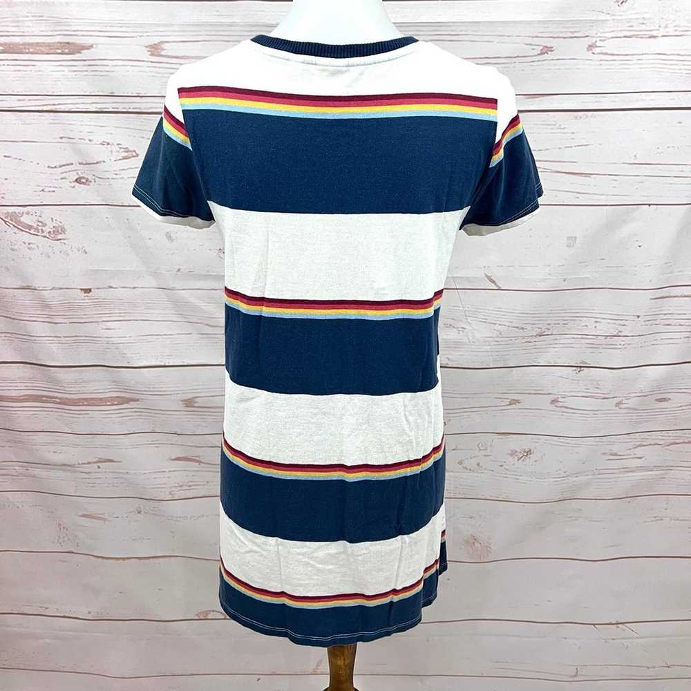 Vintage Junkfood Atari Striped Tee Shirt Dress - image 3